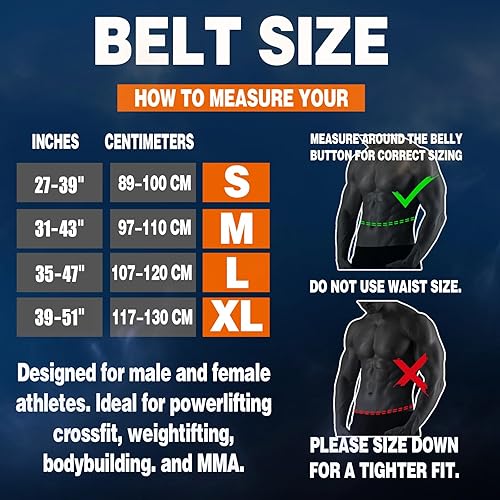 Miniatura 6 de Cinturón de levantamiento de pesas, gimnasio y fitness, piel de vaca, soporte lumbar acolchado de 4 pulgadas, 10 agujeros ajustables, entrenamiento