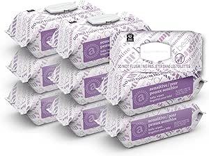 �鶹�� Elements Baby Wipes, Sensitive, Fragrance Free, White, 810 Count (9 Packs of 90)