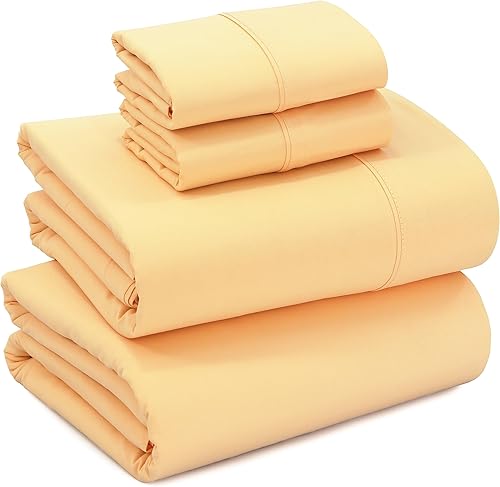 Miniatura 1 de Ruvanti - Juego de sábanas de tamaño King, sábanas refrescantes de microfibra cepillada extrasuave 1800. Juego de sábana de lujo que incluye sábana
