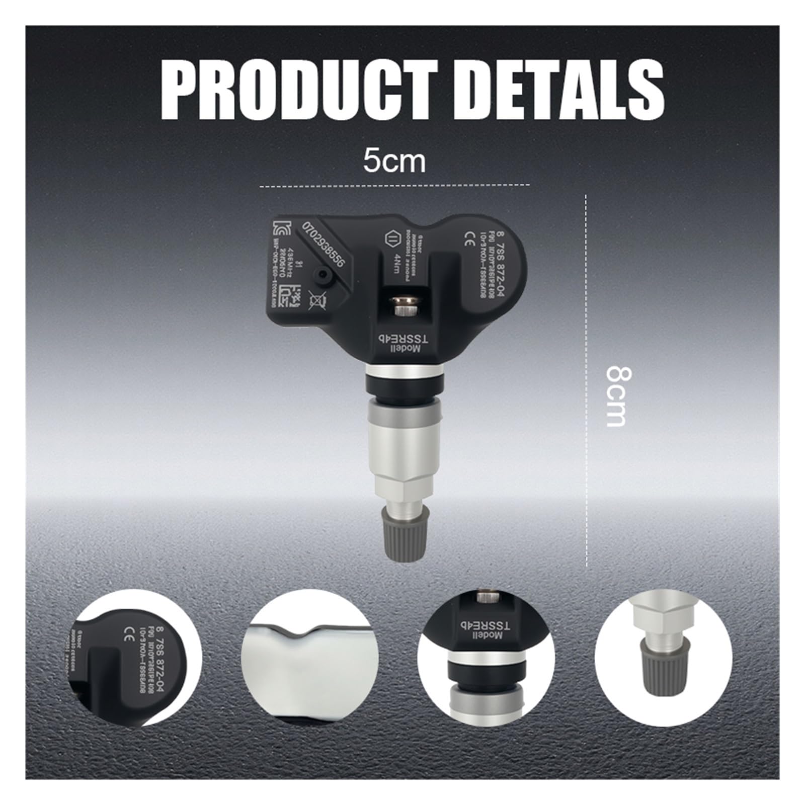 Sensor Doble Frecuencia 1/4 Uds Sistema De Supervisión Presión Neumáticos Para BMW F30 F31 F10 F11 F12 F13 F18 F01 F25 F26(4 pc)