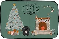 Vista 353 de Caroline's Treasures CK7824DDM - Tapete absorbente para secado de platos con diseño de bulldog inglés, rojo y blanco, para encimera de cocina, 14 x