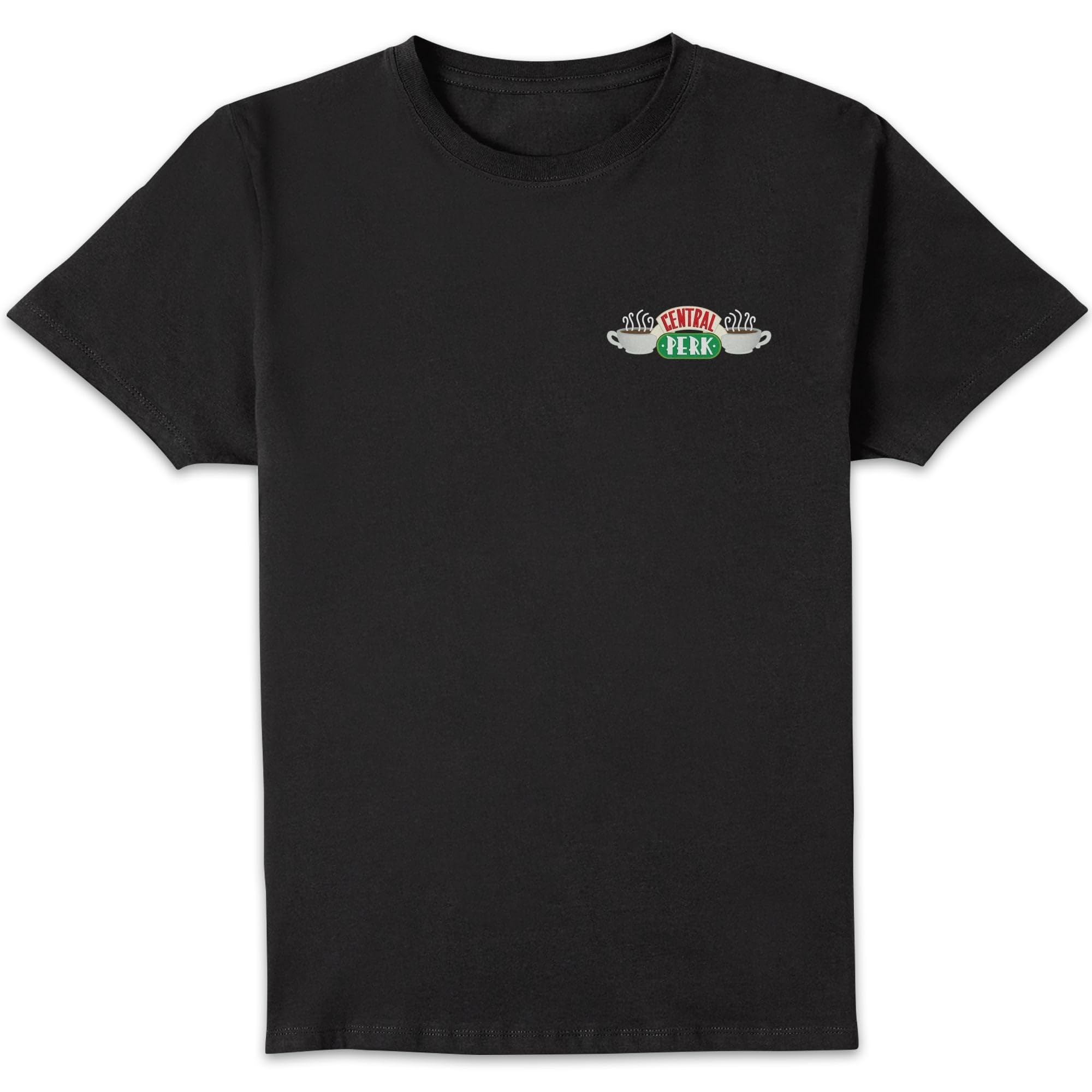 Zavvi Unisex Multi Friends Central Perk Coffee Cups Men's T-Shirt - Black 4XL
