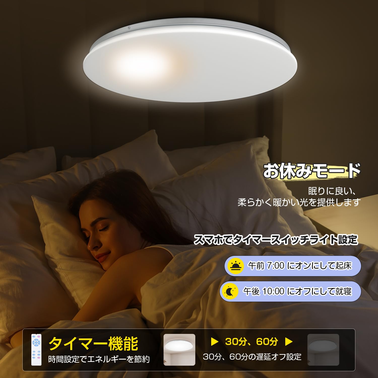 Amazon.co.jp : 創優会 LEDシーリングライト6~8畳 38W 4600lm Alexa