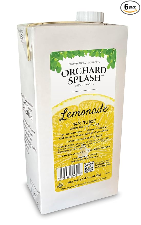 Orchard Splash 6/32oz Lemonade 3+1 Concentrate