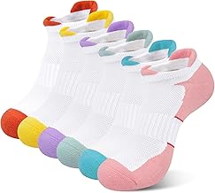 Womens Trainer Socks, Ladies Walking Athletic Breathable Cushioned thermal Socks, Outdoor Walking Anti Blister Sports Support Sock for Women