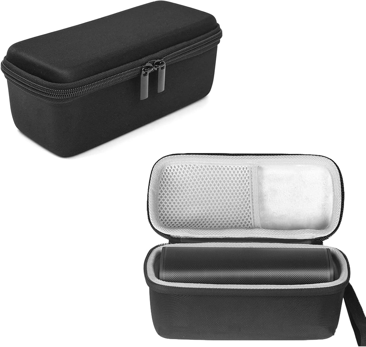Case for Sonos Roam Portable Speaker Travel Carrying Storage Bag with Silicone Cover(Black) - Image 7