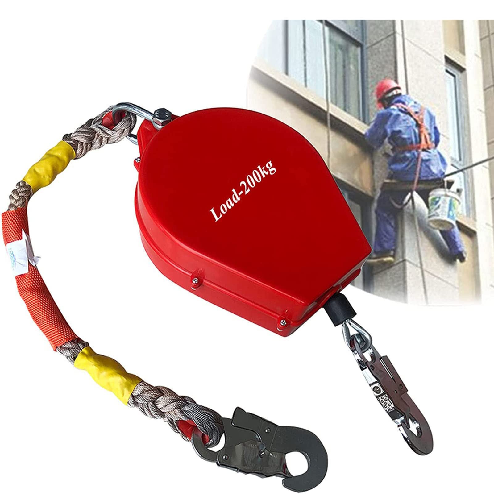 Buy FHCRYO Selfretracting Lifeline, Retractable Fall Arrester, Fall Arrest Block Inertia Reel