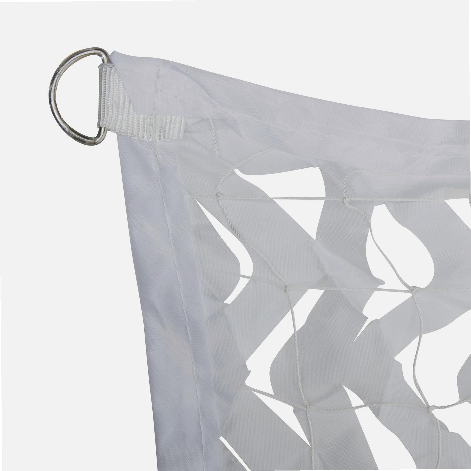 WERKA PRO Toile d'ombrage ajourée Blanche 3 x 3m