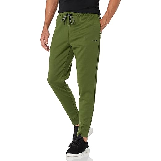 Fila Men's Himmat Tech Jogger, Black, Large