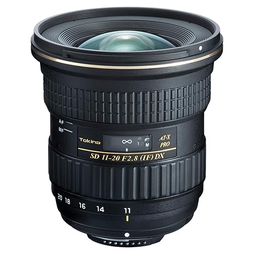 Tokina AT-X PRO DX for digital SLR 11-20mm f/2.8 Pro DX Lens for Nikon F