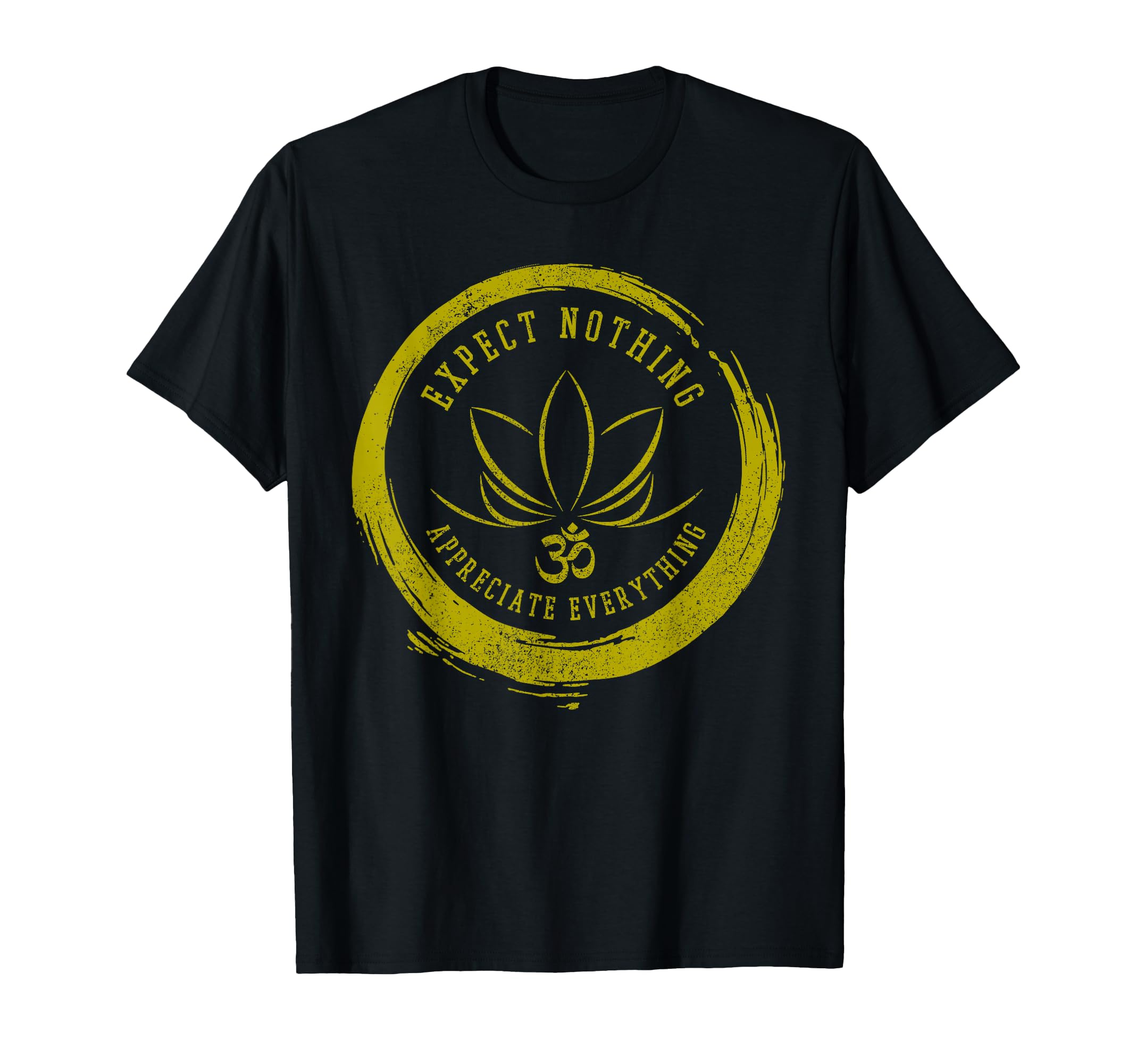 Buddhism Saying Lotus Flower Om Symbol Yoga Gift T-Shirt