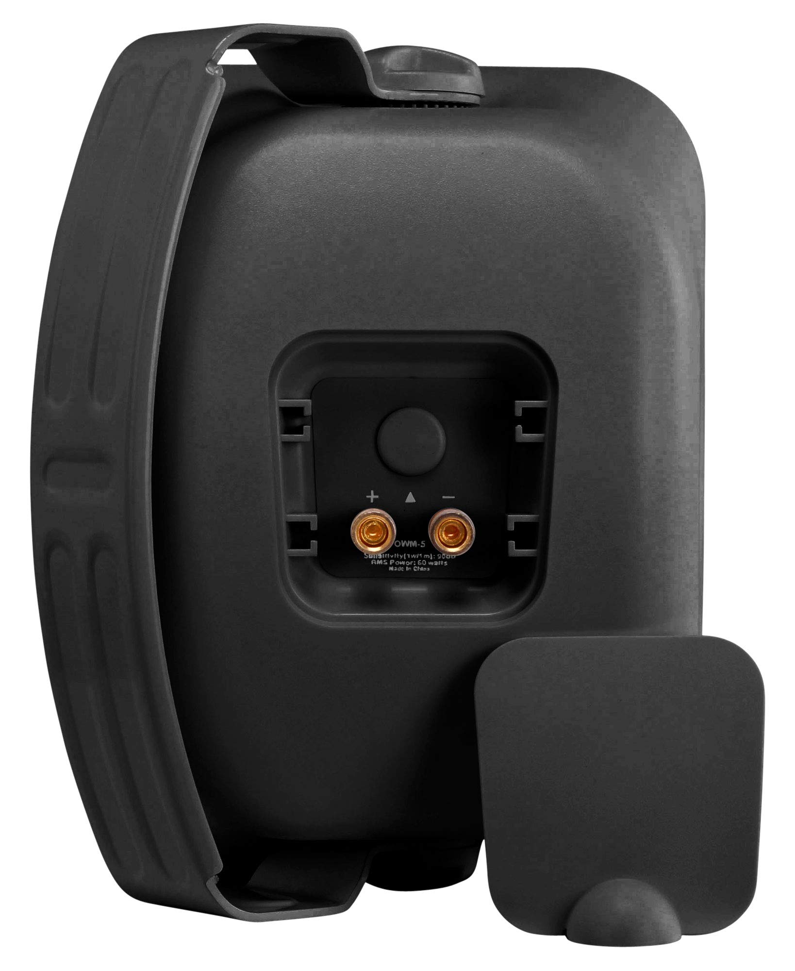 Pronomic 4X OLS-5 BK DJ PA Outdoor-Lautsprecher für Garten, Terrasse, Restaurant (4X 80 Watt, Schutzart IP56, 8 Ohm, 5,25" Woofer) schwarz