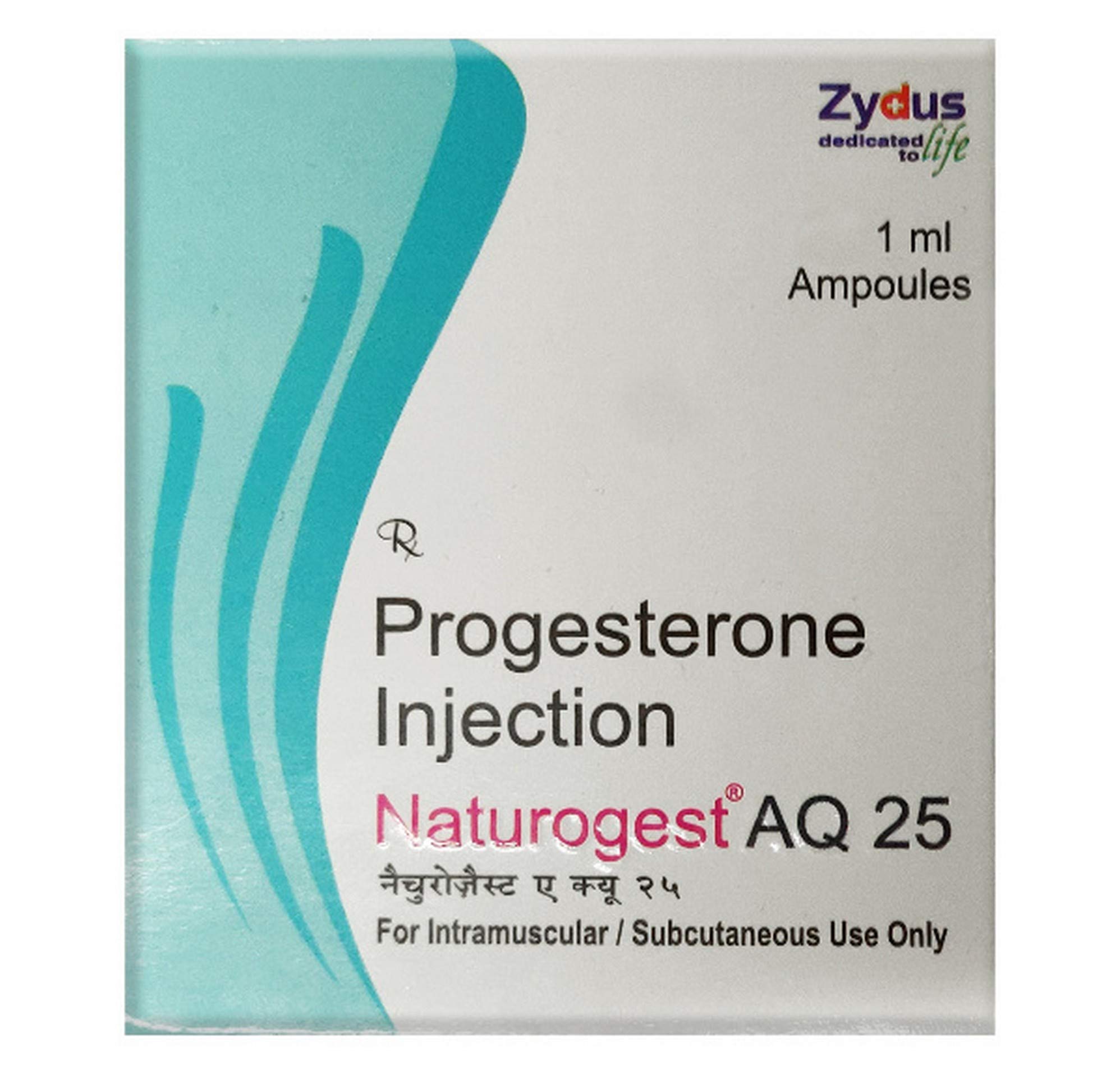 Naturogest AQ 25 - Ampoule of 5 x 1 ml Injection