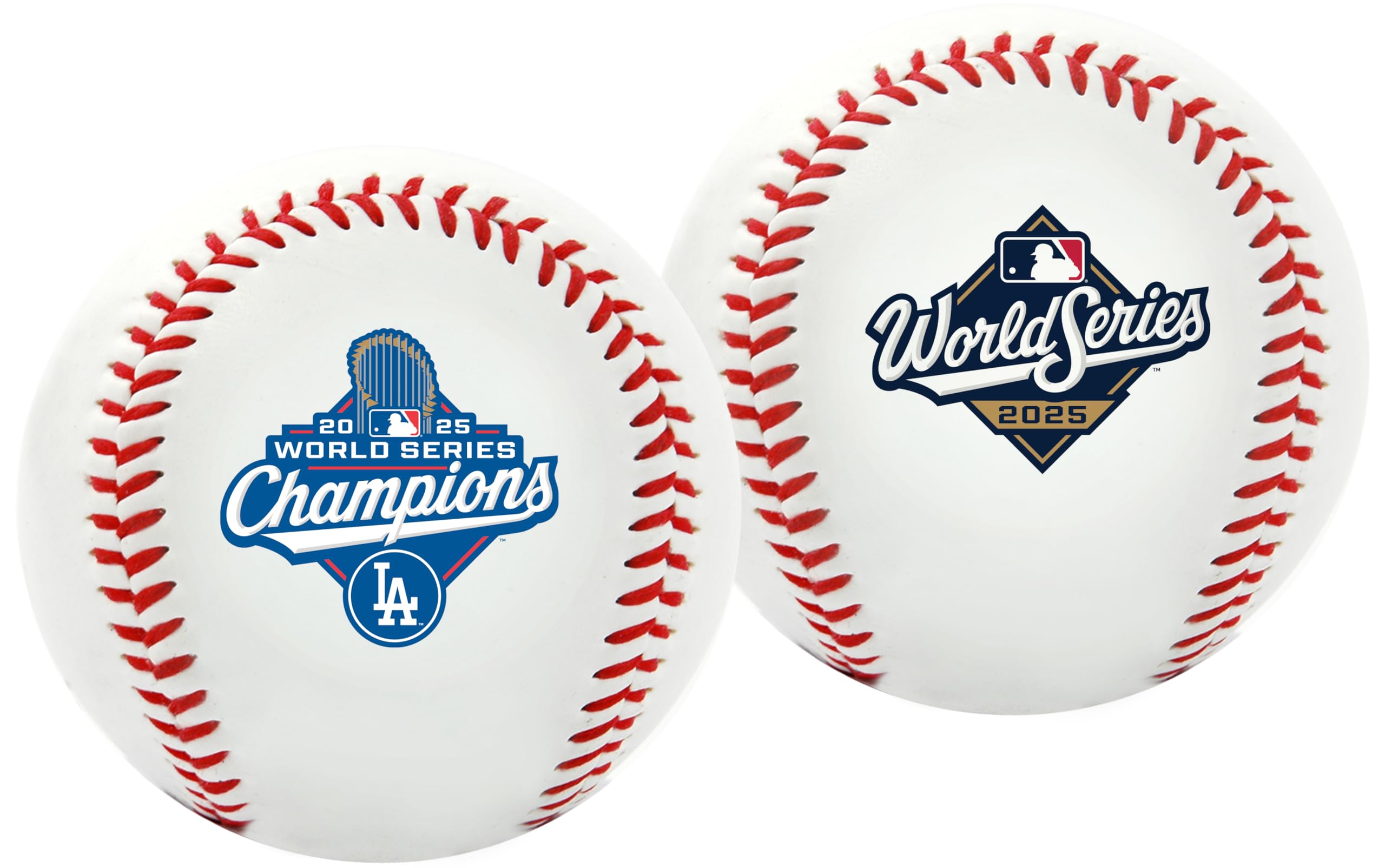 Rawlings Official 2025 World Series Champions Los Angeles Dodgers | WS Champs Ball | White Vinyl Champions