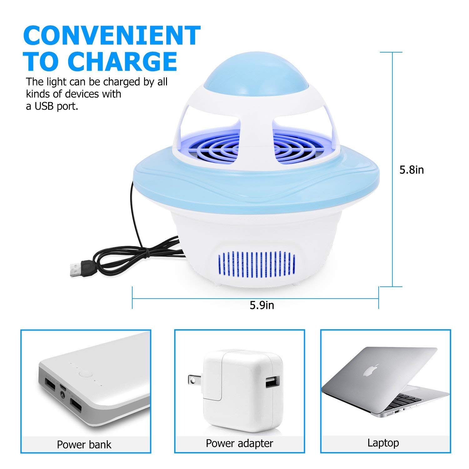 Buy Dumax Electronic Insect Killer Indoor Bug Zapper, Mosquitor Killer