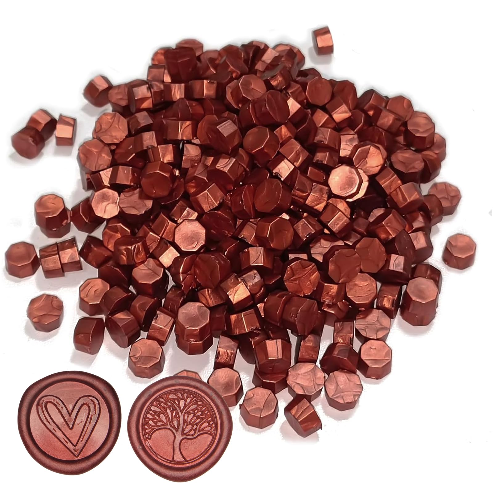 Chedin Pepitas de Cera para Sello de Lacre, 500 Piezas de Cuentas de Cera de Sellado, para Sello de Lacre Vintage y Cartas, Invitaciones, Tarjetas, Paquete de Vino, Envoltura de Regalos (Rojo Burdeos)