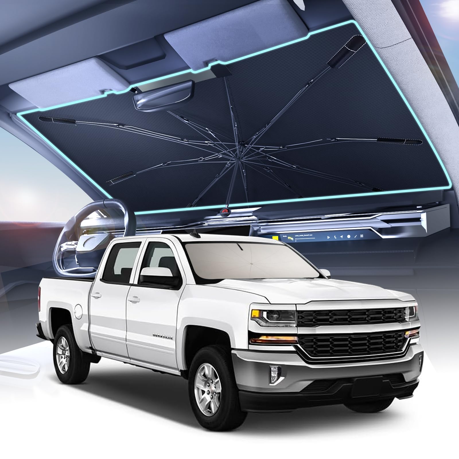 Coverado Sunshade Full-Size SUVs