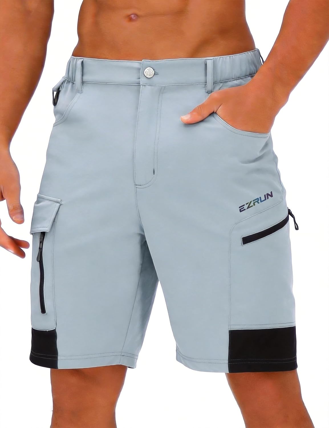 EZRUN Men's Hiking Cargo Shorts Quick Dry Golf Outdoor Work Tactical Shorts with Multi Pocket for Fishing Travel