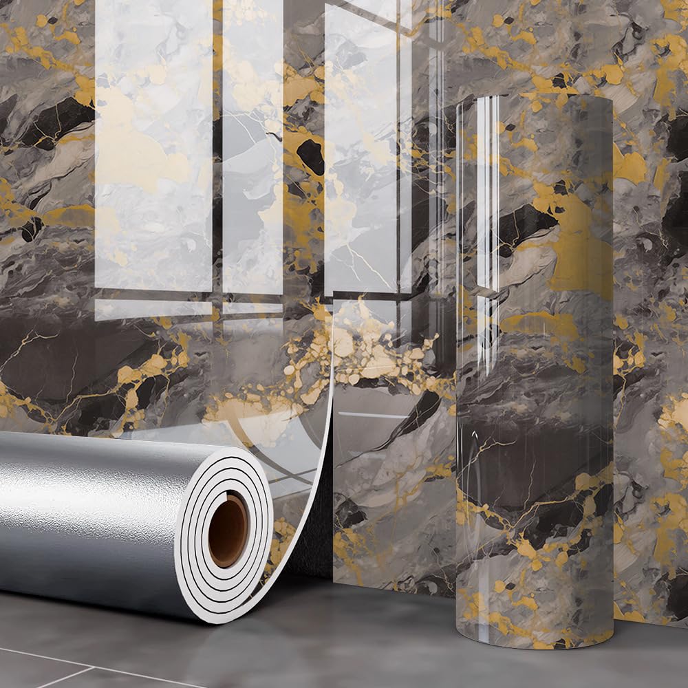 Marble Wallpaper Thermal Wallpaper for Cold Walls Self Adhesive