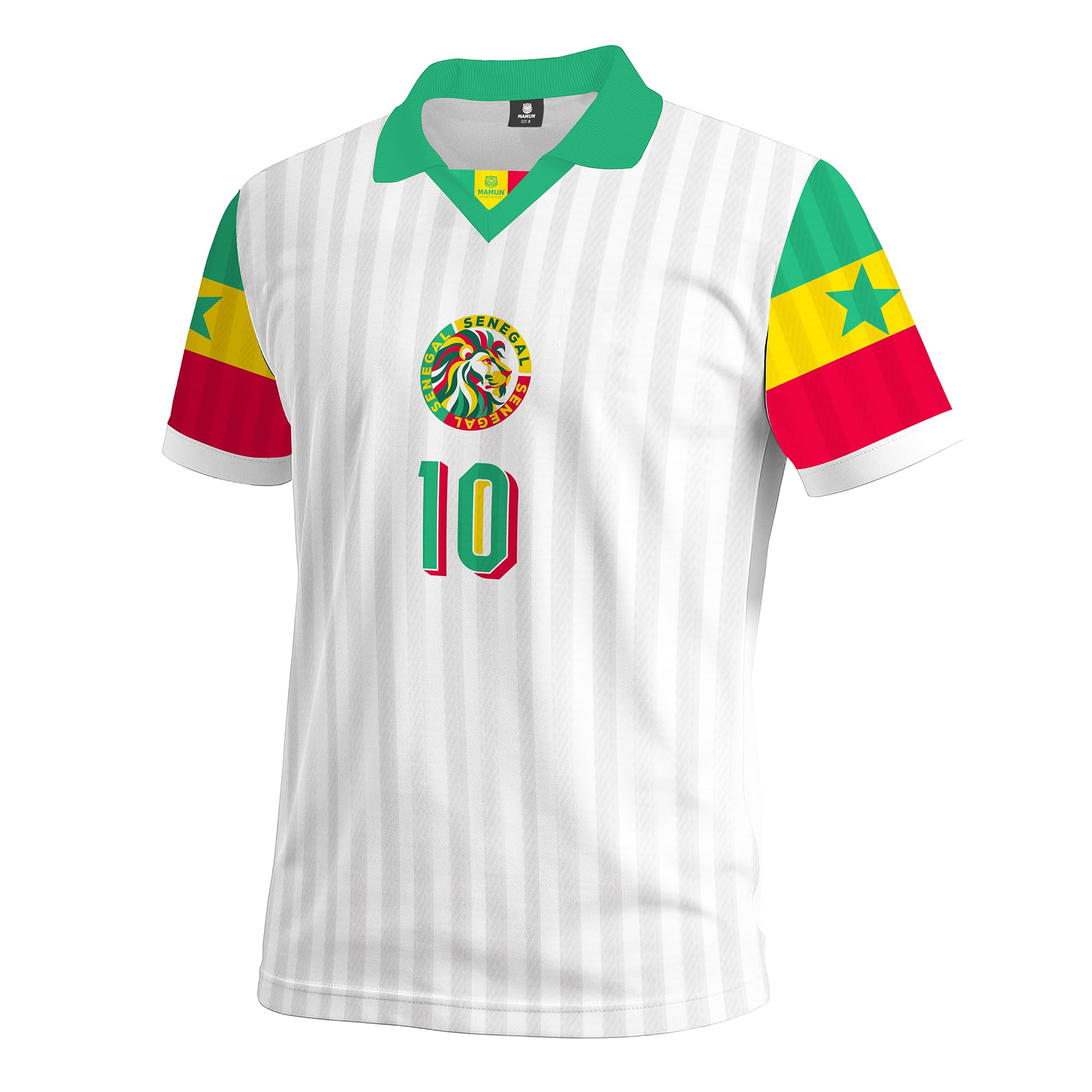 MAMUN Maillot de football rétro du Sénégal