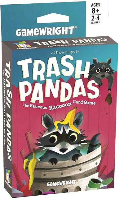 Gamewright Pandas à corbeilles - Le Raucous Raccoon Card Game