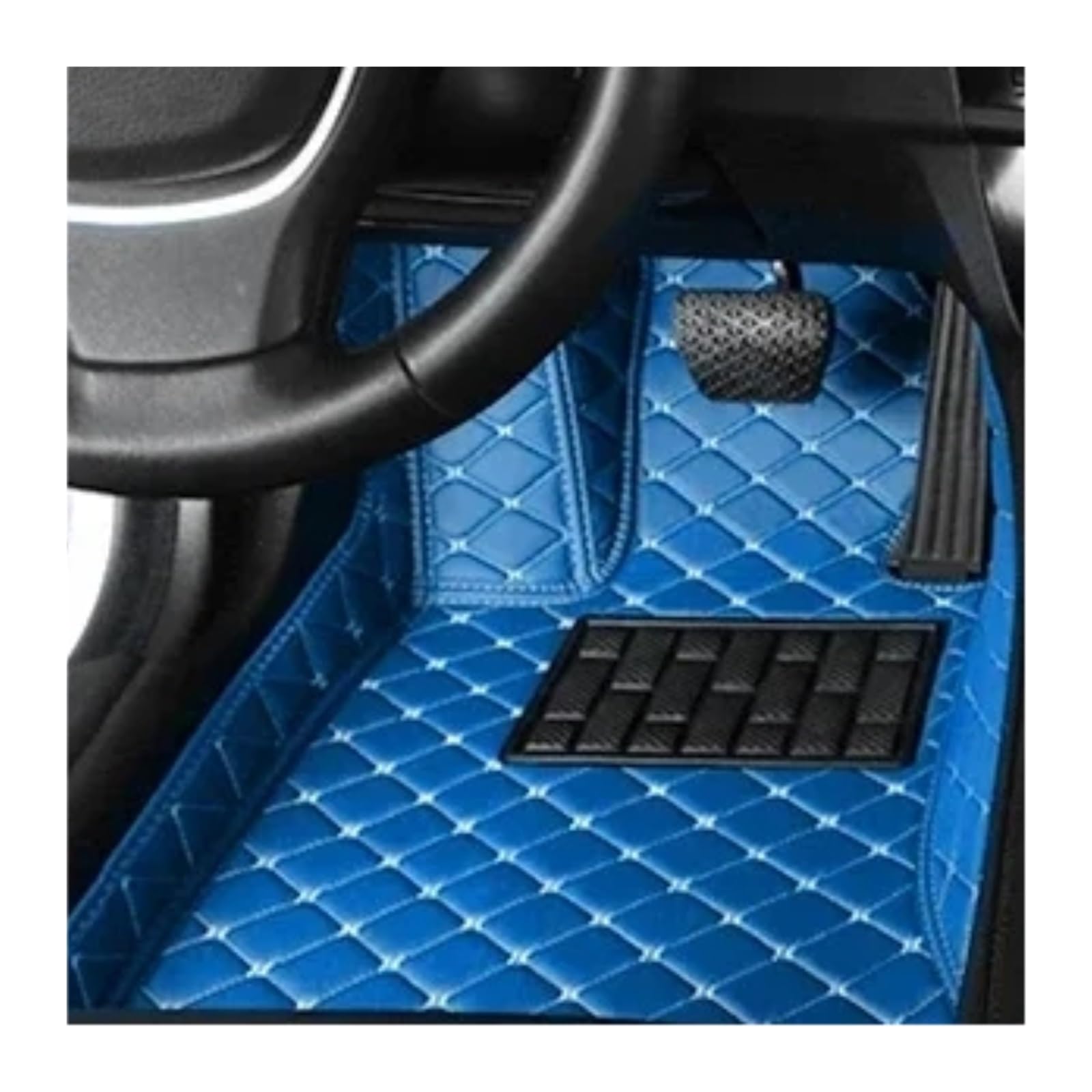 Fußmatten Für VW Für Touareg 2011–2018 Fußmatten Auto Fußpolster Innenausstattung Für Kraftfahrzeuge teppichAuto(Black)