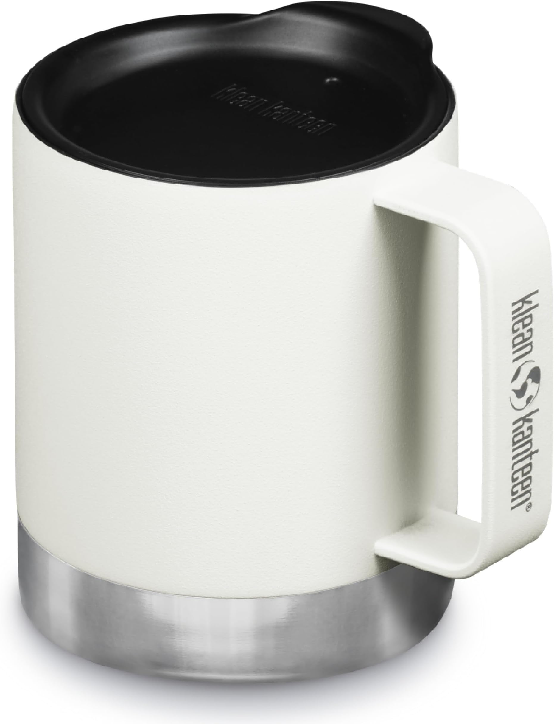 Camp Mug - Insulated Travel Mug Made from Stainless Steel - Dishwasher-Safe Coffee Mug - BPA-Free - Matte White, 12 oz