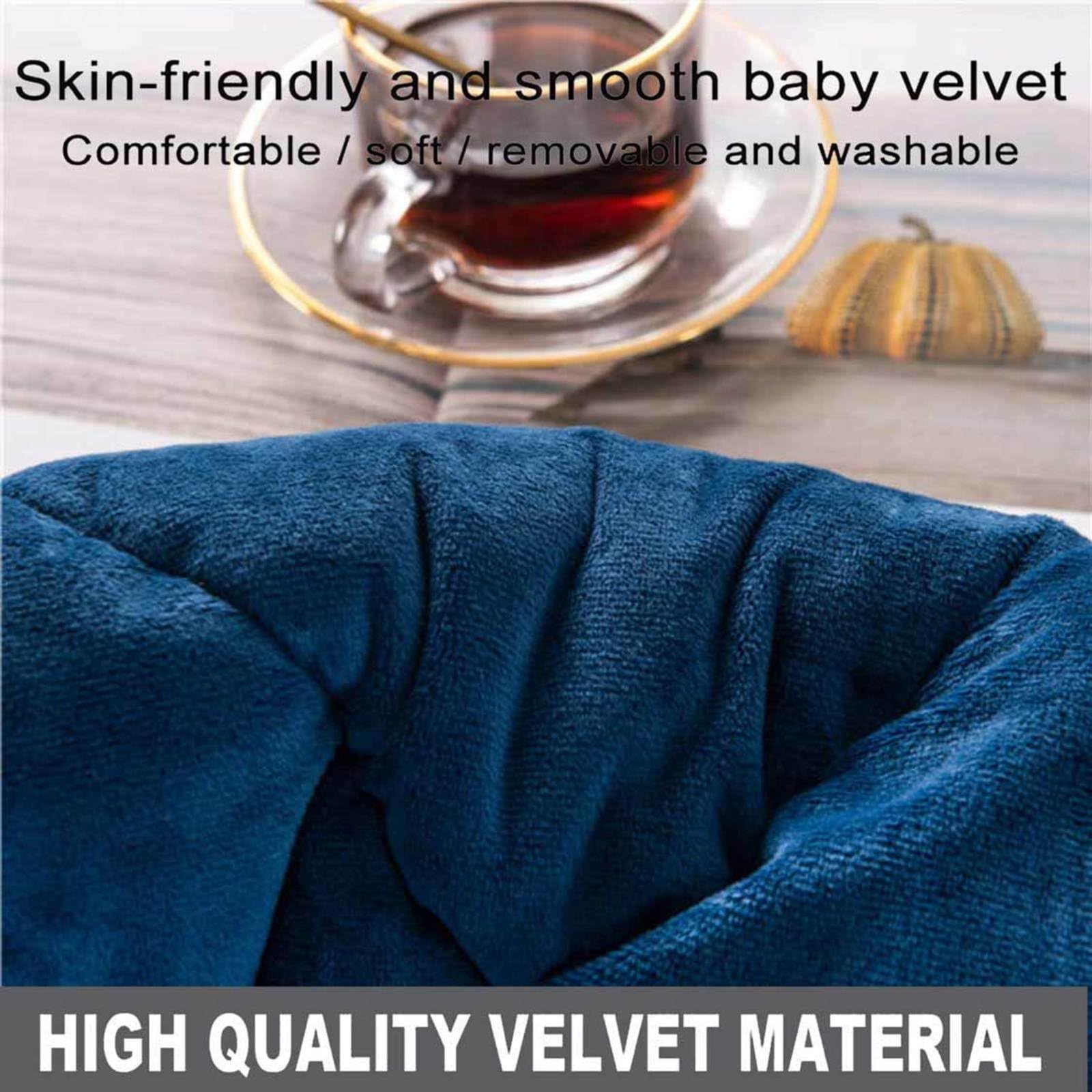 Copritestiera Letto Copertura/Copri Testata Letto Matrimoniale Singolo Imbottito Addensare La Fodera della Testiera del Letto della Testiera Copri Testiera Letto Matrimoniale,blu-190cm