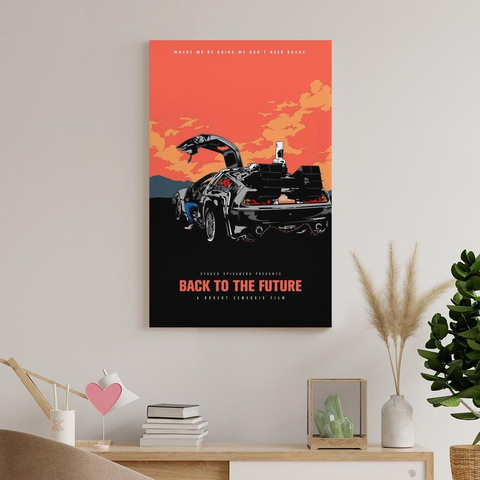 Amazon.co.jp: バック・トゥ・ザ・フューチャー デロリアン アート
