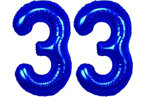 【Upgraded】 40 Inch Number Balloons 33