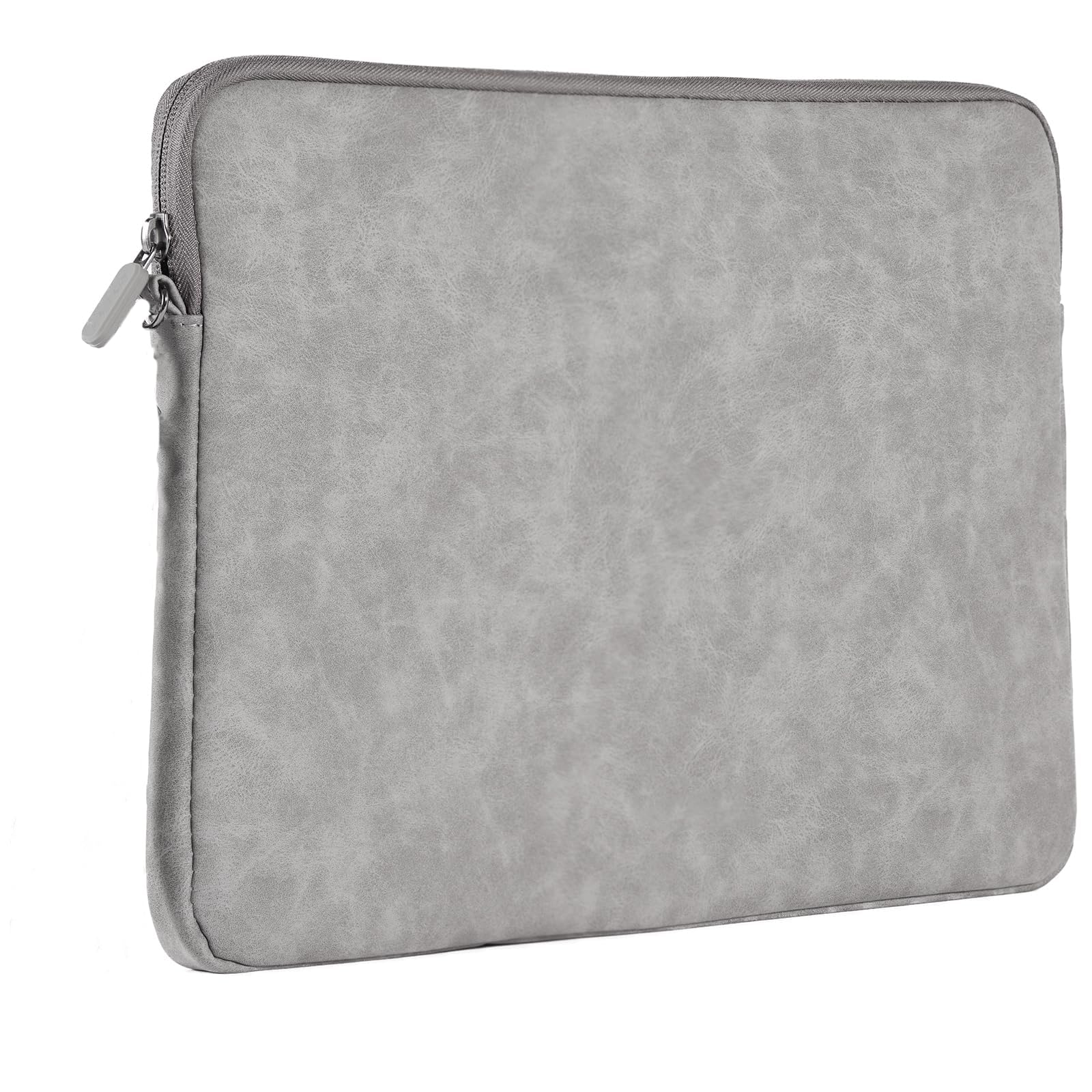 Laptop Sleeve 13-13.9''Shockproof & Waterproof Leather Laptop Case Portable Laptop Sleeve 13 Inch Laptop Protective Case Cover Compatible with MacBook IdeaPad ThinkPad Dell Latitude (13-13.9'' Grey)