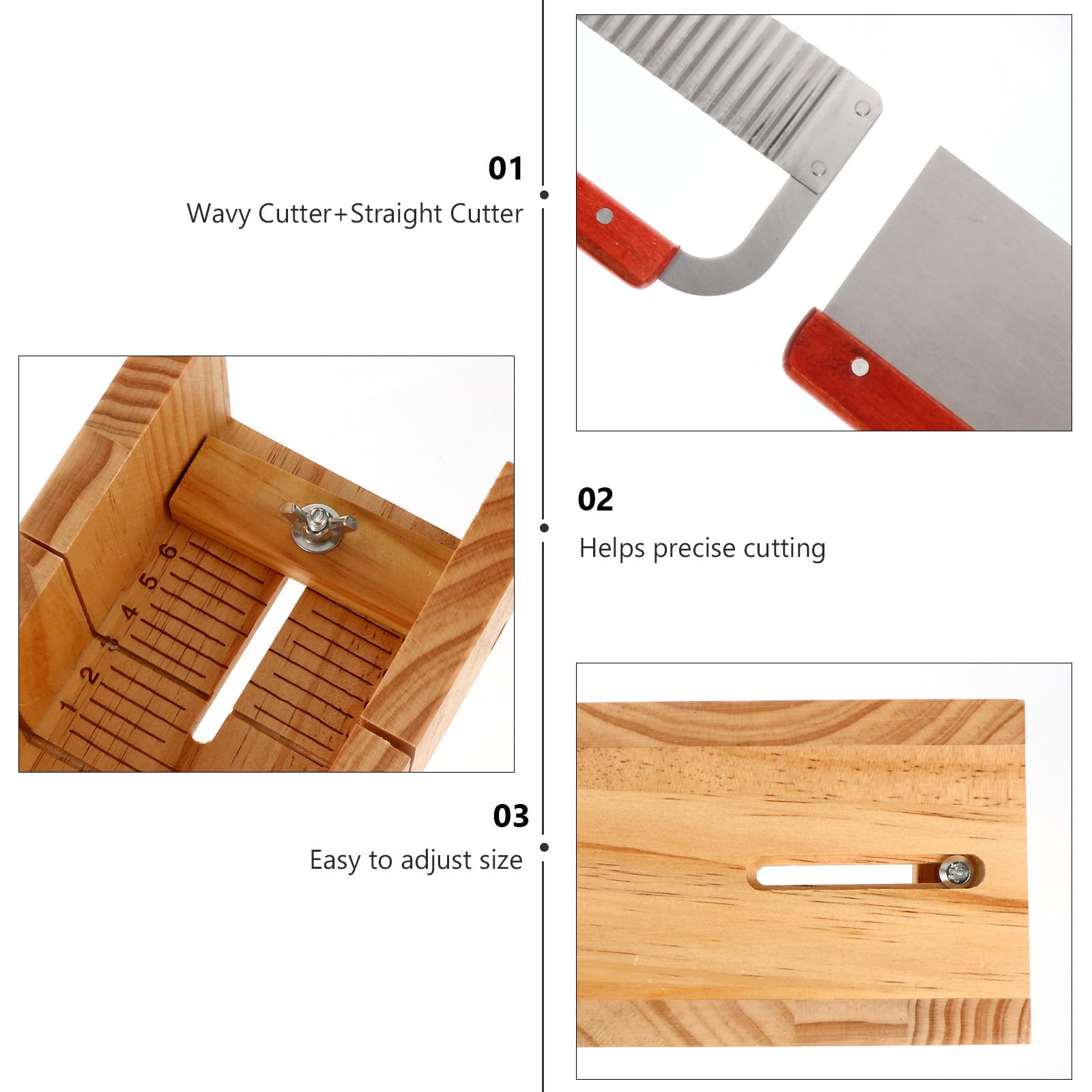 Cortador de Jabón de Madera para Manualidades, Juego de 1 Set