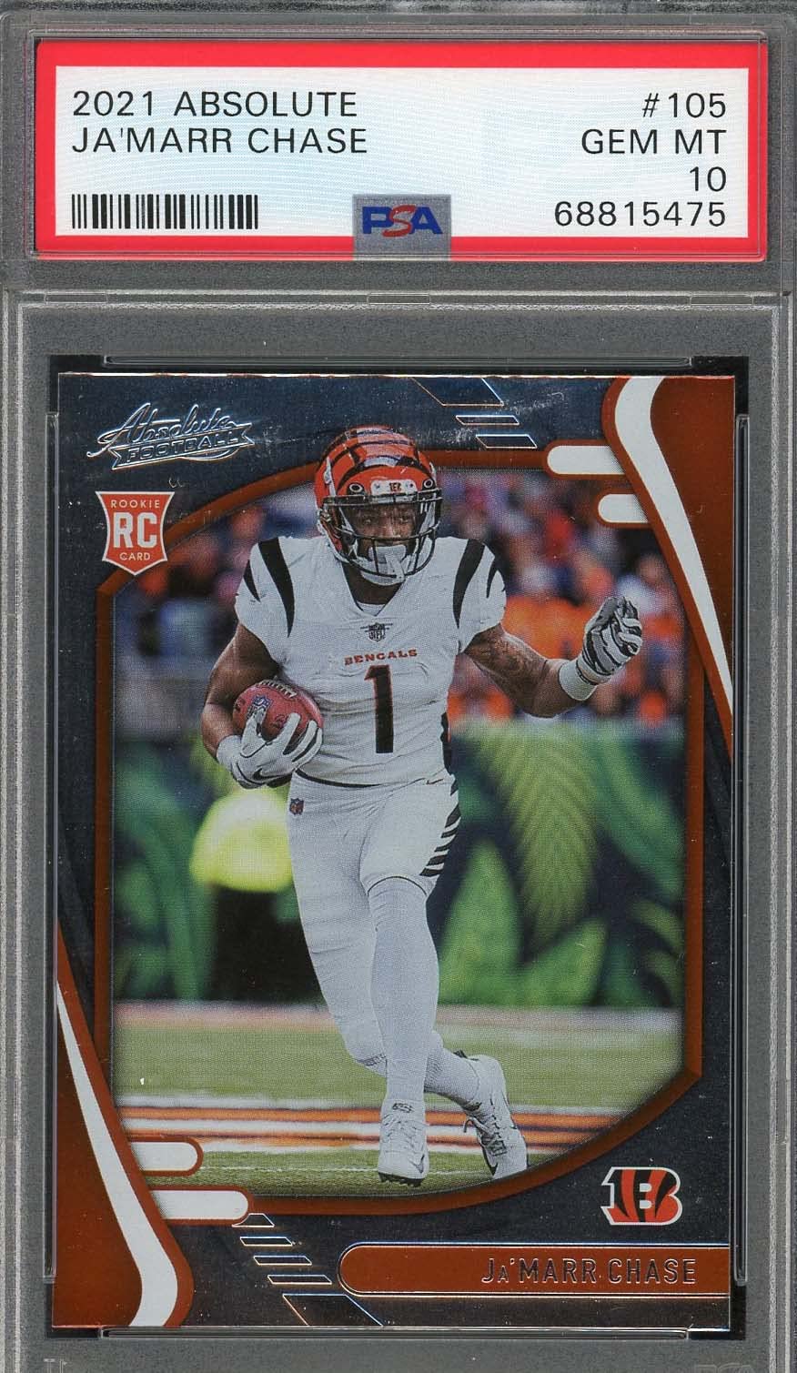 Amazon.com: Ja'Marr Chase 2021 Panini Absolute Football Rookie