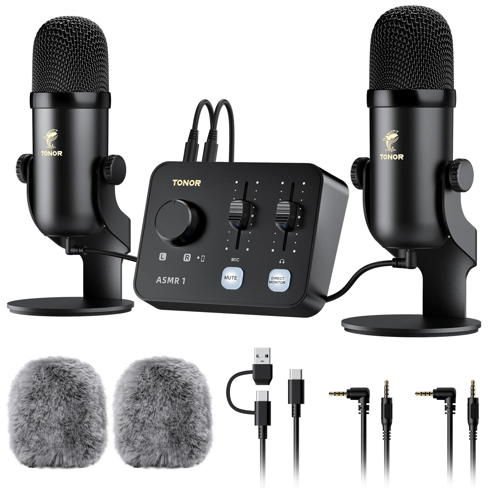 Amazon.com: TONOR ASMR Microphone Equipment Bundle with Audio
