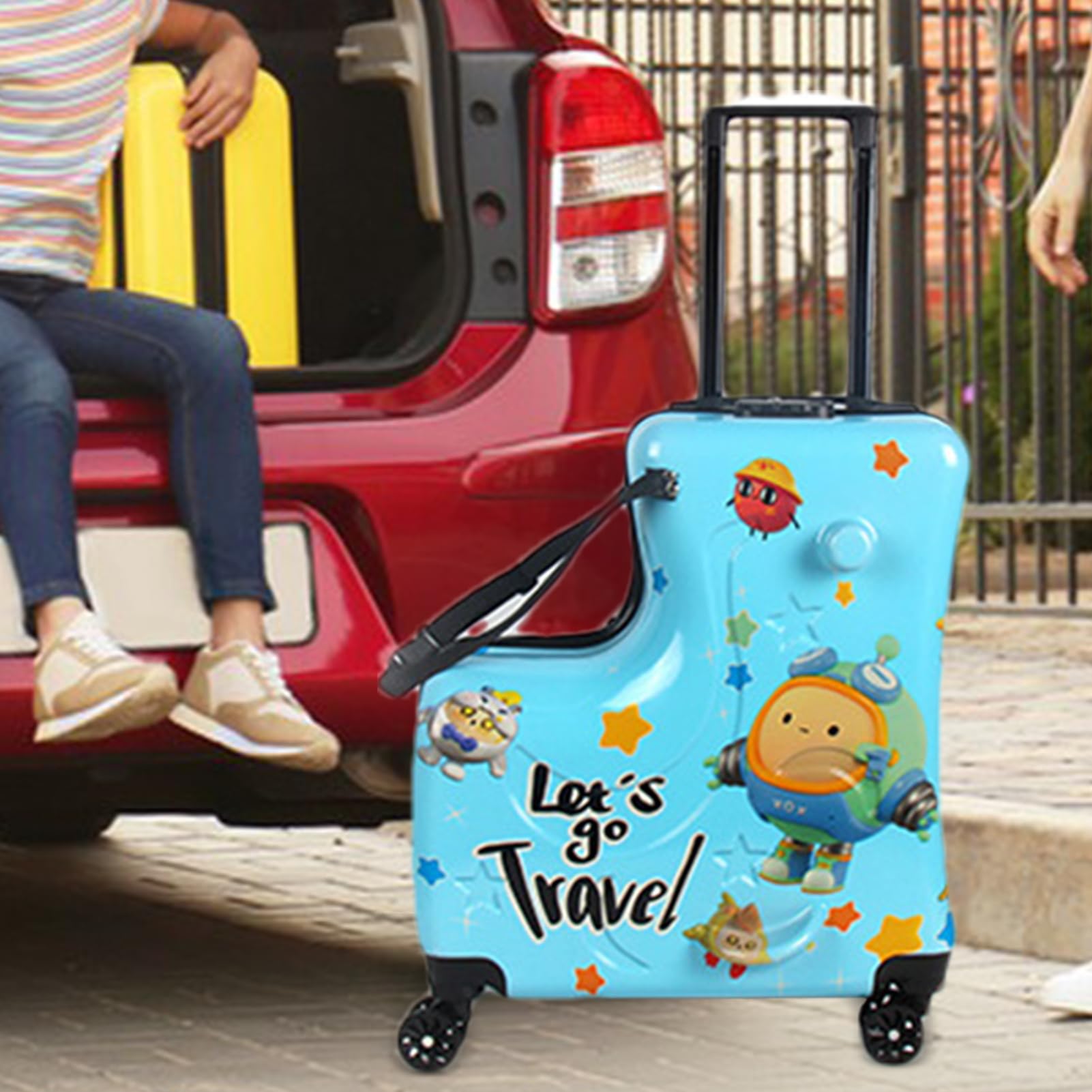Valigia da viaggio per bambini, bagaglio a mano per bambini | bagaglio a mano per bambini, bagaglio a rotelle con ruote – viaggio per bambini su bagagli, viaggio per bambini in valigia,