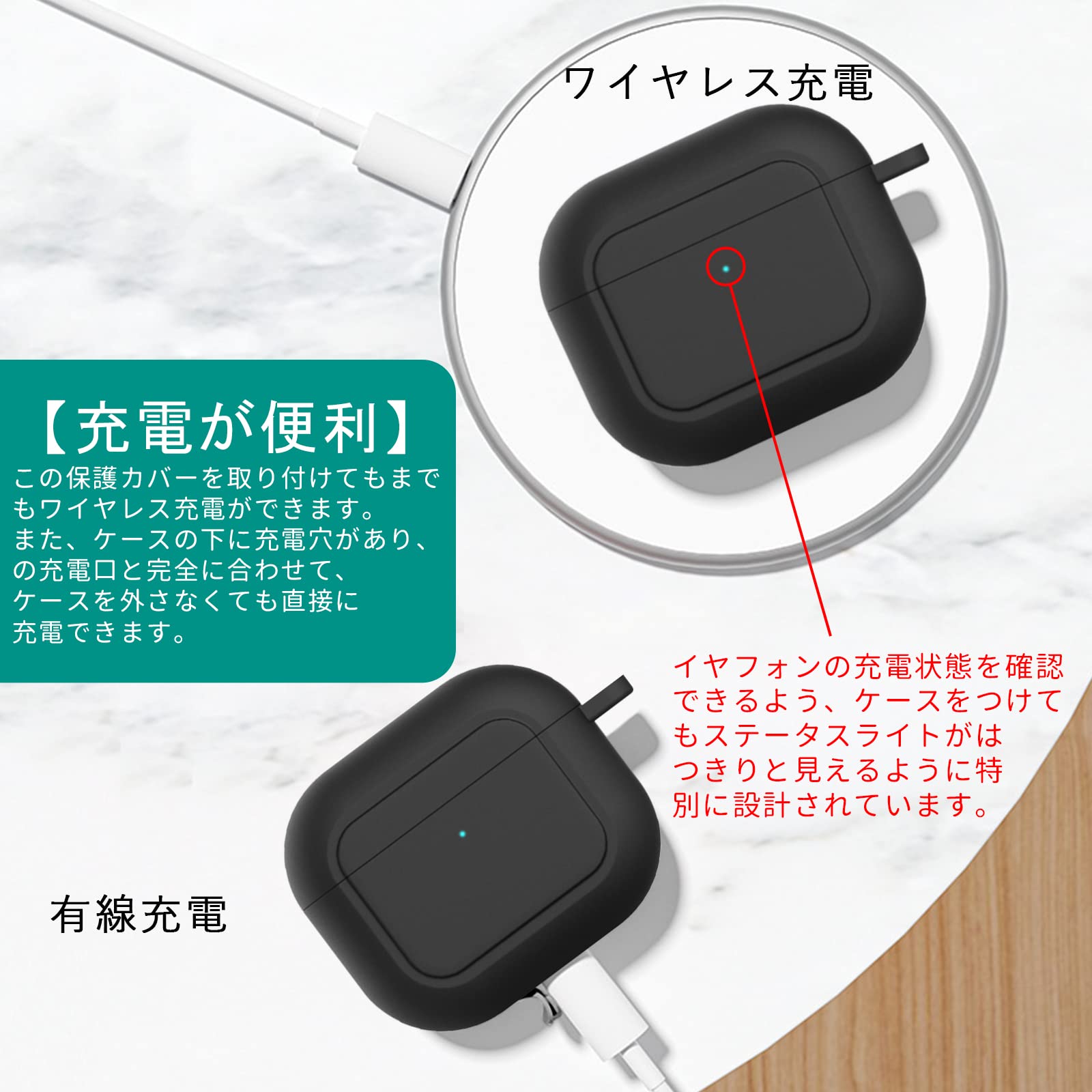 Amazon | AirPods 3 ケース 2021年10月発売用 AirPods 第3世代