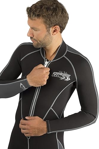 Miniatura 5 de Cressi Traje de neopreno con cremallera frontal completa para hombre para natación, esnórquel, buceo - Lido Long Diseñado en Italia