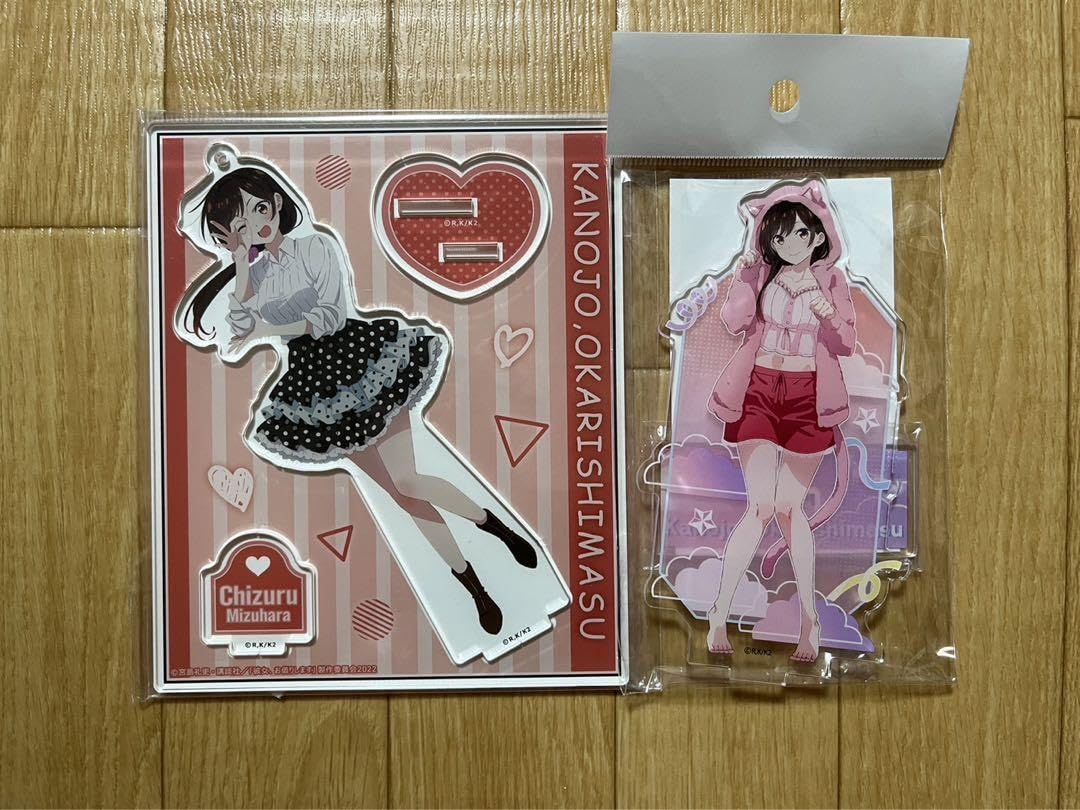 Amazon.co.jp: 彼女お借りします アクリルスタンドセット 水原千鶴 2種 