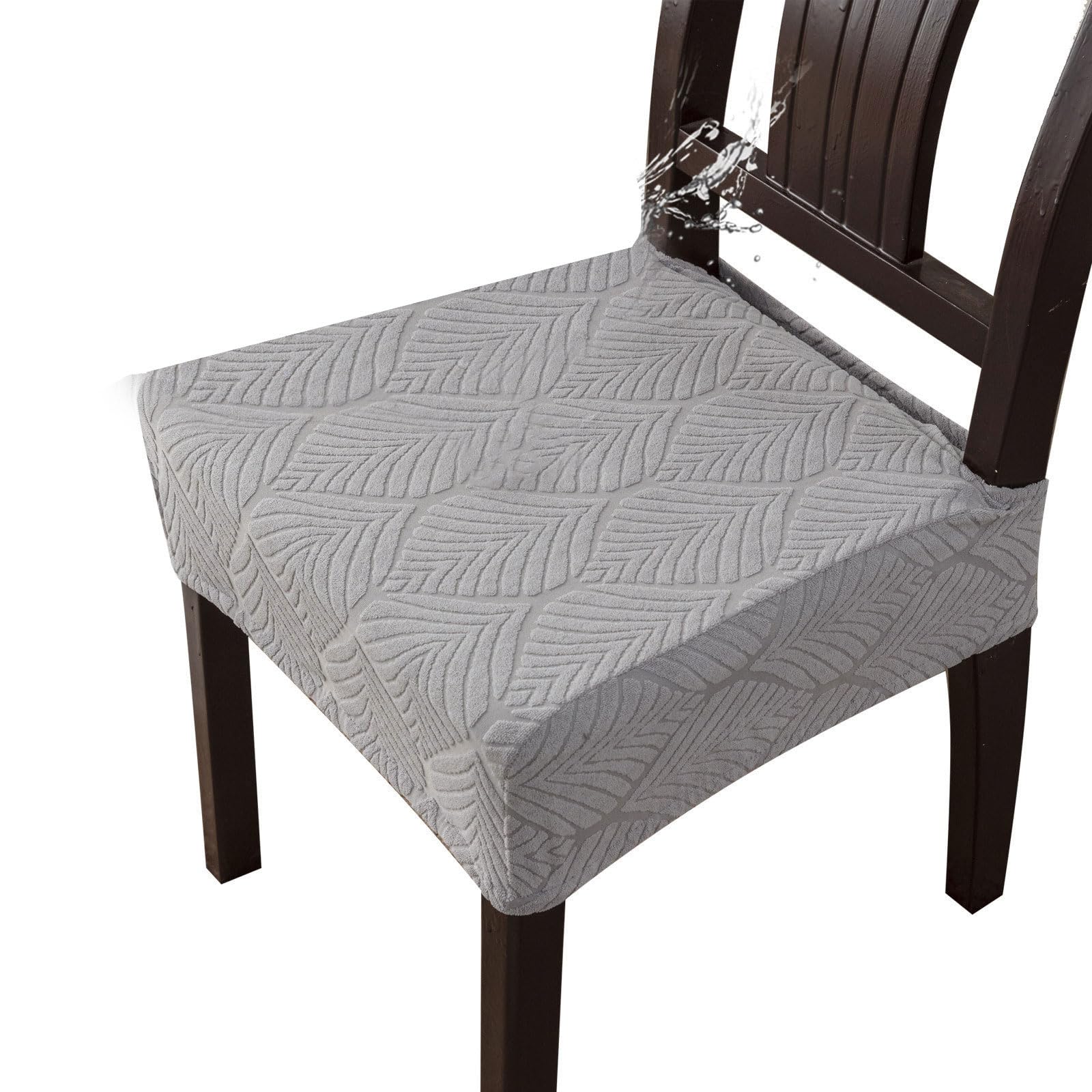 Kalttoy Chair Covers Stretchable Chair Seat Protectors for Home and Hotel Use Elegant Slipcovers Seat Protectors for Dining Room Chairs