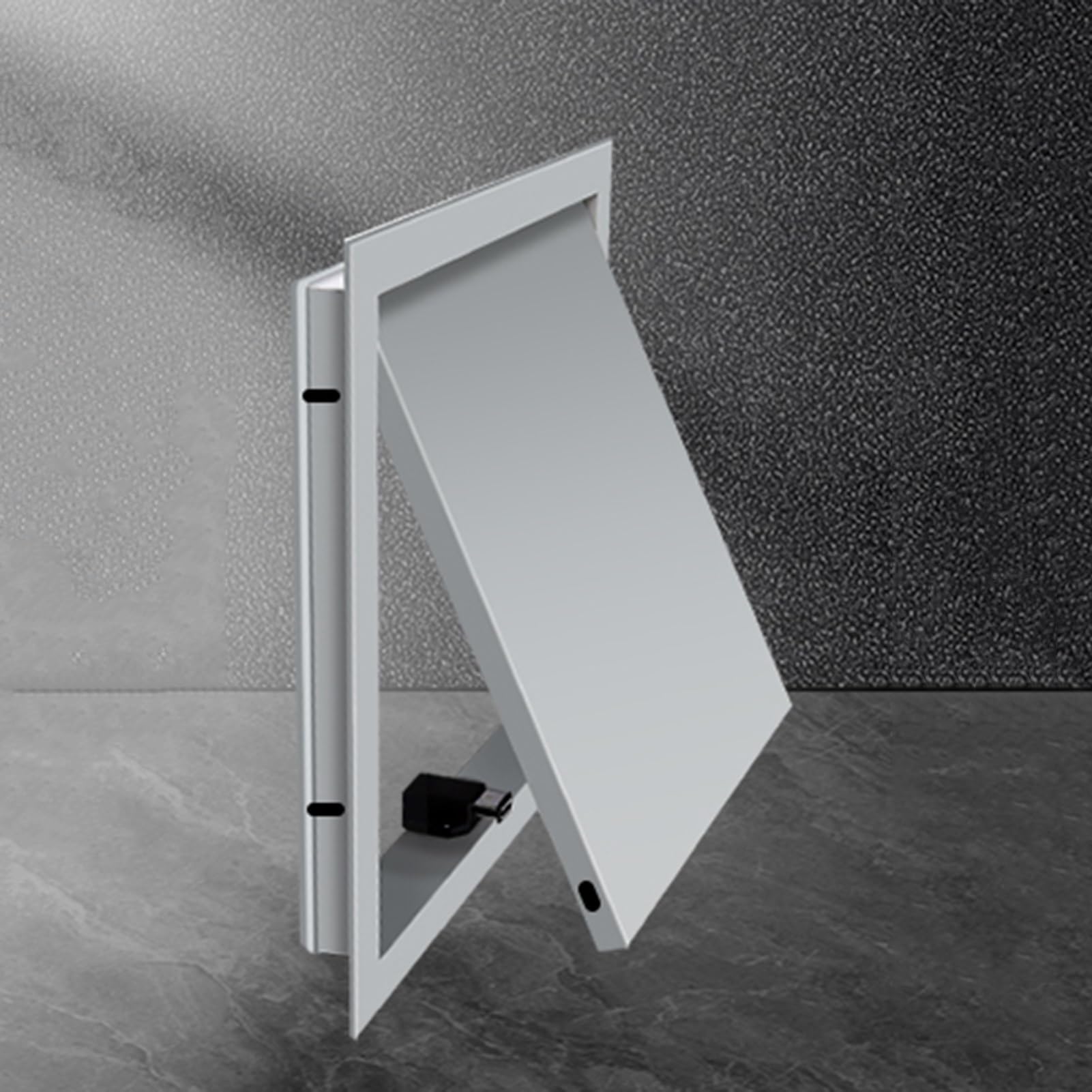 Dailify Access Panel Metal Access Panel Cover Black White Grey Surface, Drywall Inspection Hatch Door 12x12 18x18 16x16 24x24 in, Wall Hole Service Covers(Gray,22x36in (550x900mm))