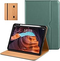 Vista 19 de DTTO Funda para iPad (A16) de 11ª generación de 11 pulgadas 2025, funda para iPad de 10.9 pulgadas 2022, funda de cuero prémium con soporte para Rojo