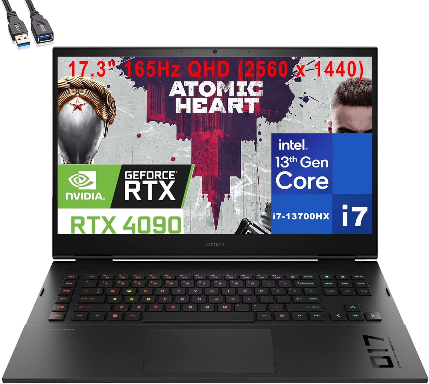 HP 2023 Omen 17 Gaming Laptop, Full Power GeForce Philippines Ubuy
