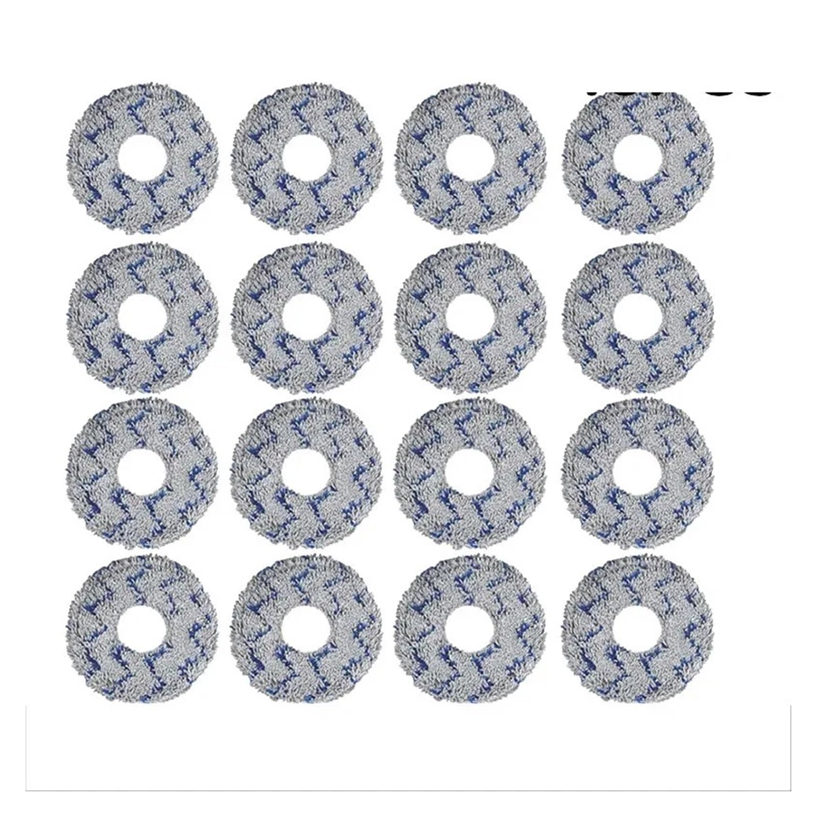NUCBCULWP Compatible For ECOVACS，X1 X2,Compatible For Omni, T30 Pro T10 T20 T30s Robot Vacuum Cleaner Mop Cloth Compatible Accessories Parts(16pcs)