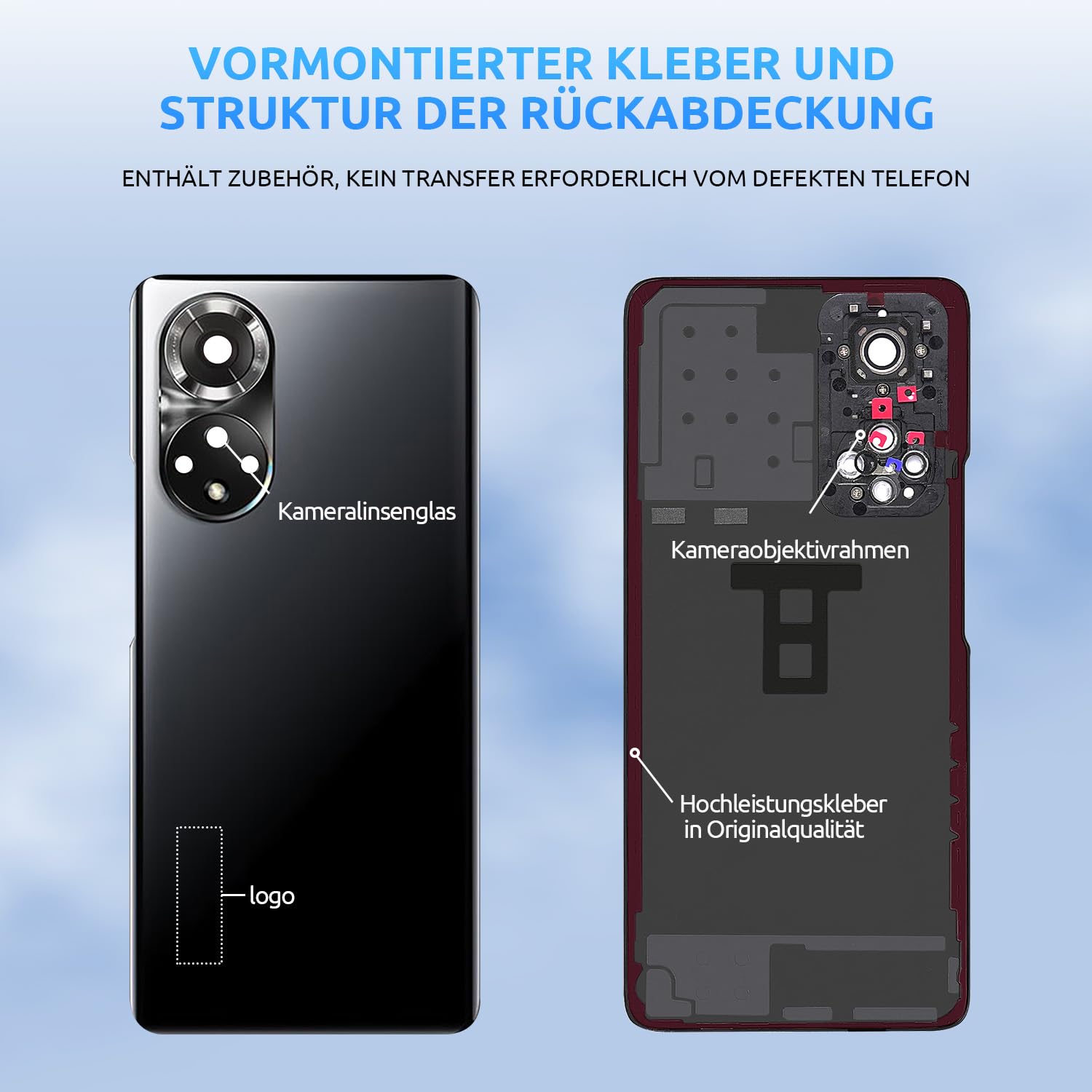 Akkudeckel für Honor 50 NTH-AN00/NX9 Grün