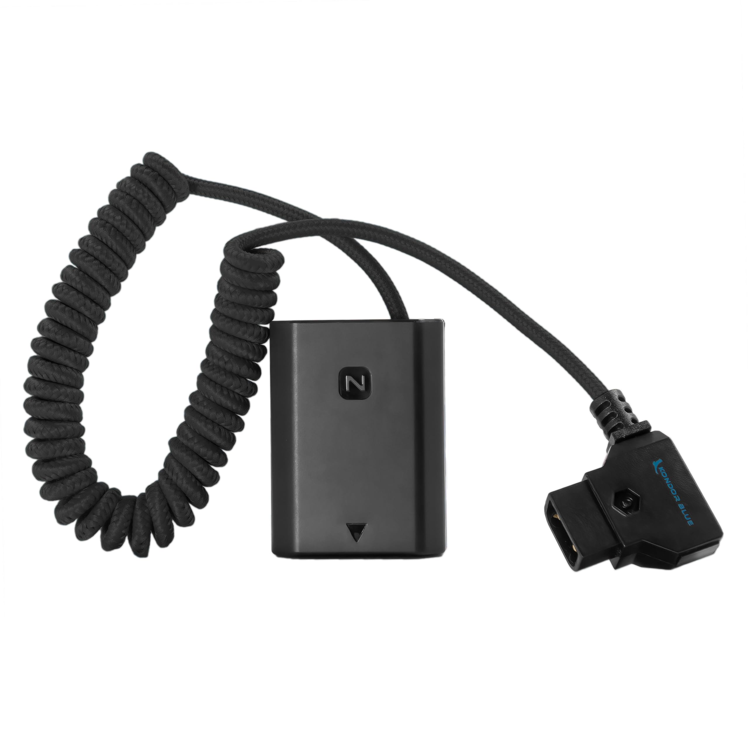 KONDOR BLUE | D-Tap to NP-FZ100 Dummy Battery Compatible with Sony A7/FX3/FX30 + More | 16-36" Ultra Durable, & Nylon Braided with Reinforced Connectors | Black