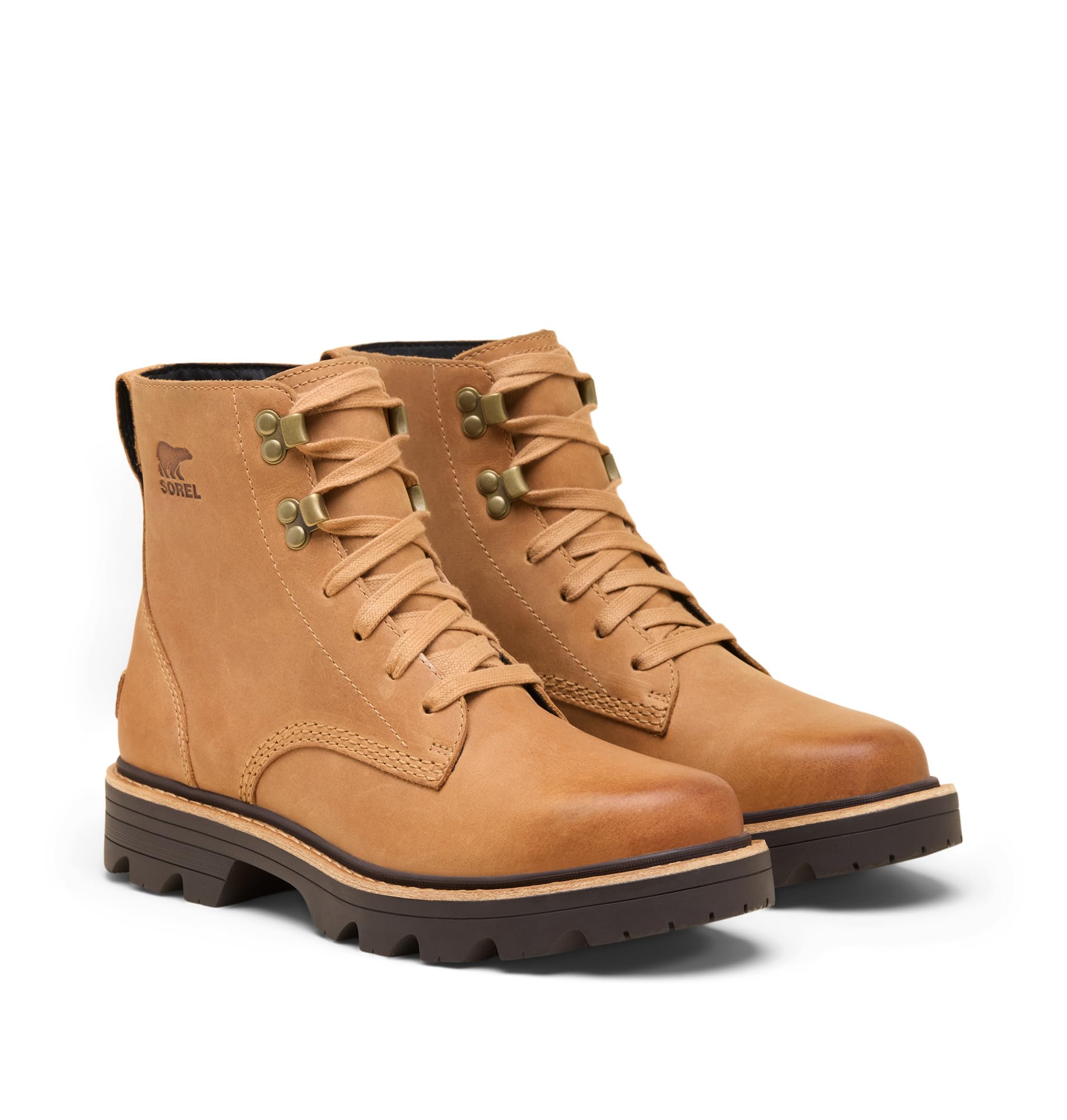 Sorel Kobiety SorelSorel Revel Rd Boot Lace Wp 2144871253, damskie buty trekkingowe, brązowe, 39 EU