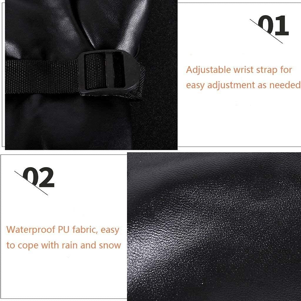Guantes térmicos Guantes térmicos eléctricos Guantes térmicos Recargables para Hombres y Mujeres, Pantalla táctil Impermeable Control Inteligente de Temperatura hasta 65 °, Calenta