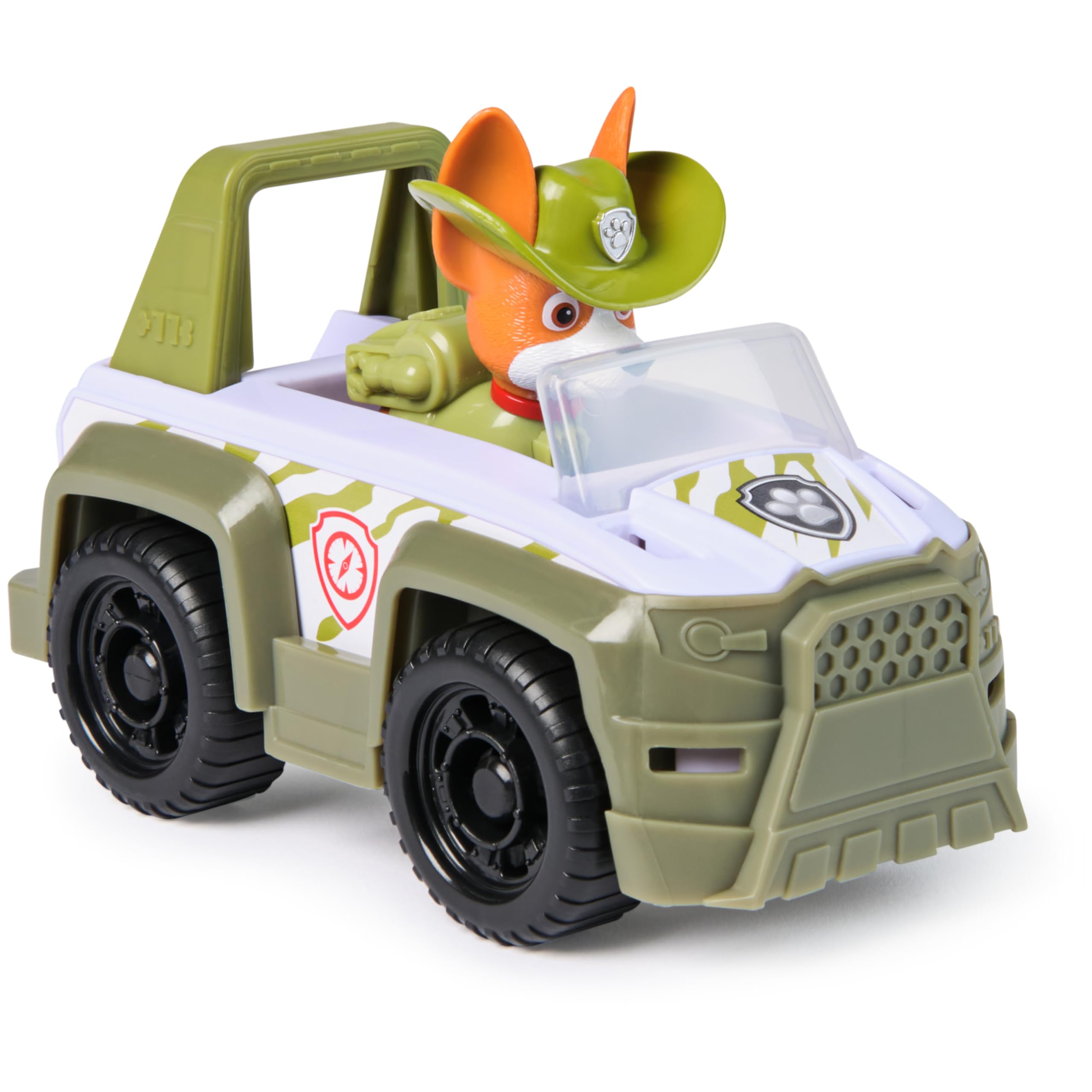 Paw Patrol, Veicolo Jungle Cruiser di Tracker 2025, Veicolo e Personaggio Tracker, Giochi per bambini e bambine dai 3 anni in su