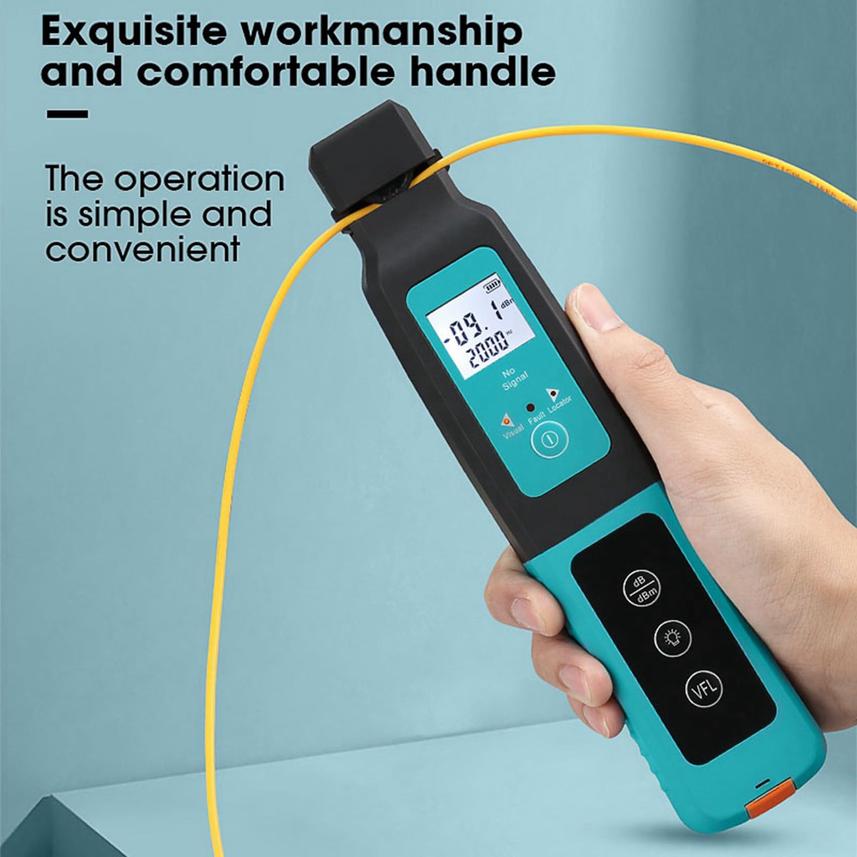 2 x Glasfaser-Identifikator, 800–1700 Nm, Live-Glasfaser-Identifikator, eingebauter 10 MW, visueller Fehlersucher, SM MM