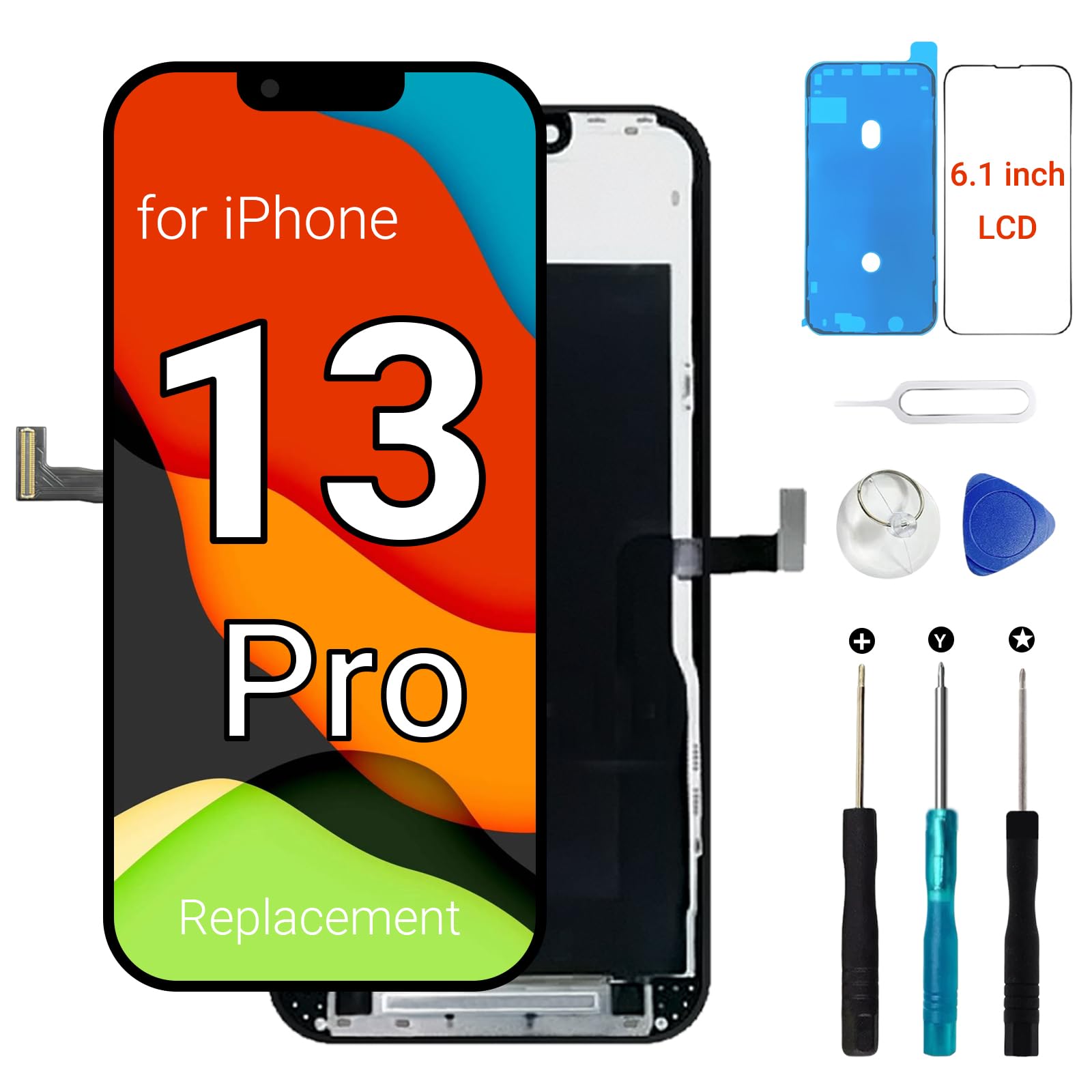 Amazon.com: for iPhone 13 Pro Screen Replacement 6.1”LCD in-Cell